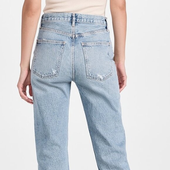 Agolde 90s Pinch Waist Straight Leg Raw Hem - Picture 3 of 7